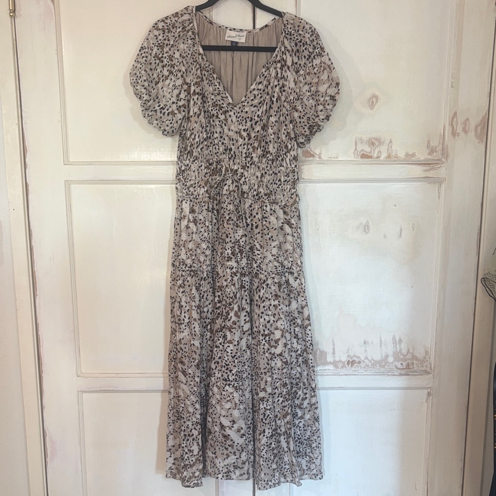 Universal Thread Animal Print Midi Dress